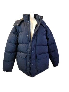 Ozark Trail Men's Navy Heavy Quilted Puffer Jacket